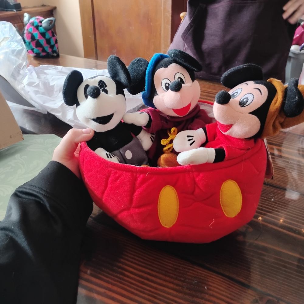 Disney Mickey Mouse Plush Toy Set -